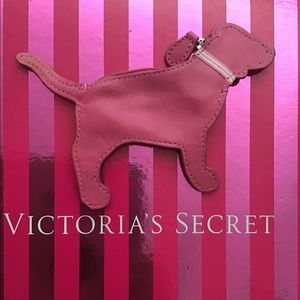 Pink puppy dog coin pouch